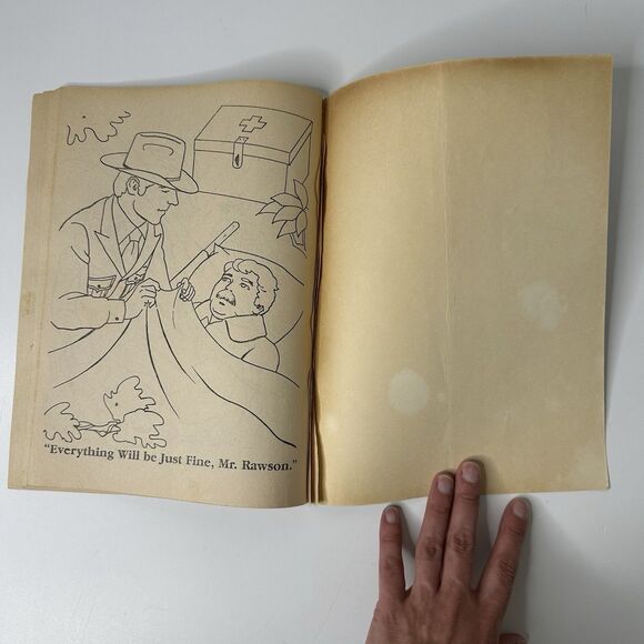 Vtg 1979 Lassie Landslide At Roberts Range Coloring Book Golden READ - Picture 11 of 13